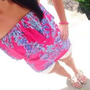 EUC Lilly Pulitzer Wiley Top